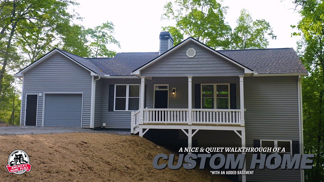 A Nice and Quiet Walkthrough of a Custom Home WITH AN ADDED BASEMENT