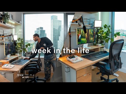 Productive Week in the Life NYC + Home Office Upgrades