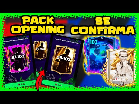 Champions GRL 103, Owen icono y pack opening en Tienda de fichas universales | FC Mobile