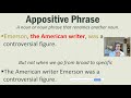 Essential and Non-Essential Phrases