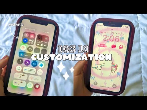 iOS 18 AESTHETIC CUSTOMIZATION 🌱📱🤍 | custom iphone, control center, widgets, tips & tricks