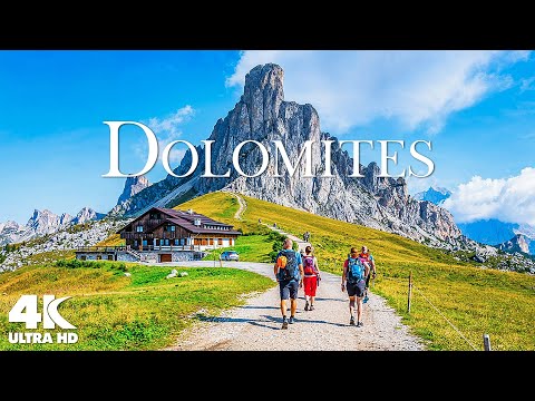 DOLOMITES 4K - Scenic Relaxation Film With Inspiring Cinematic Music - 4K Video Ultra HD