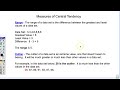 Exploring Measures of Central Tendency