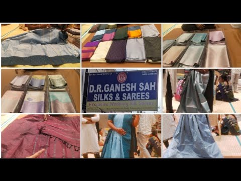 Tissue silk saree collections DR Ganesh sah silks coimbatore/ Dr Ganesh sah silk saree shopping vlog