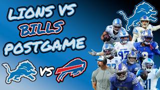 LIONS VS BILLS POSTGAME