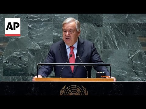 YouTube video thumbnail: UN Chief Guterres Reacts to US Strikes on Iran Nuclear Sites