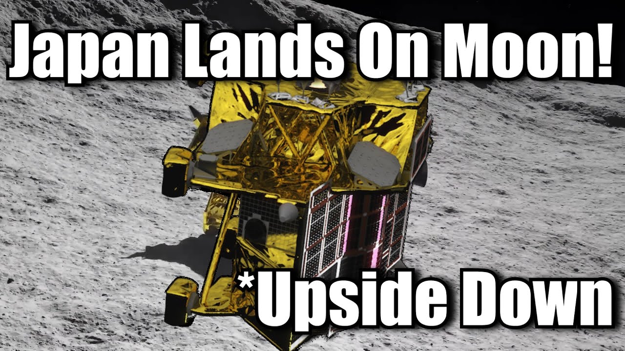 Japan Lands On The Moon…. Upside Down? Astrobotic’s Moon Lander Lands On Earth?