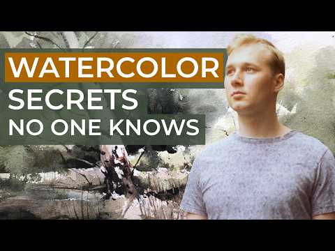 LOOSE step by step WATERCOLOR tutorial by Prasad Beaven | Easy watercolor painting | learn to paint