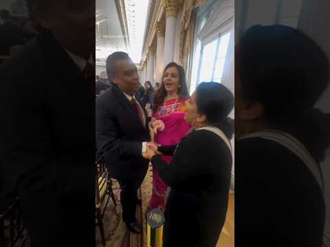 Mukesh Ambani Along With Nita Ambani And PM Narendra Modi And America Vice President Kamala Harris