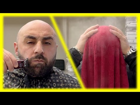 Transforming Looks: Haircut, Beard Trim, and Relaxing Hot Towel Treatment