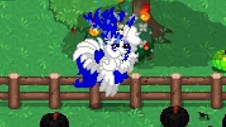 I'm playing pony town!💙🤍💙🤍💙