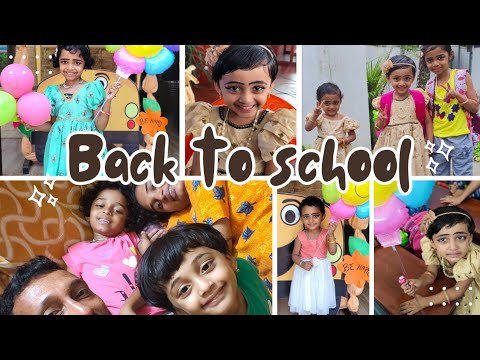 നിന്നുസിന്റെയും പിപ്പി കുട്ടീടെയും സ്കൂളിലെ ആദ്യ ദിവസം ✨😍