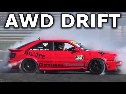 AWD DRIFT⛐ Is it possible to Drift an All-Wheel-Drive Car? Quattro Drifting