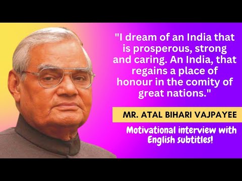 Atal Bihari Vajpayee's motivation interview #atalbiharivajpayee #youtube #motivation #inspiration