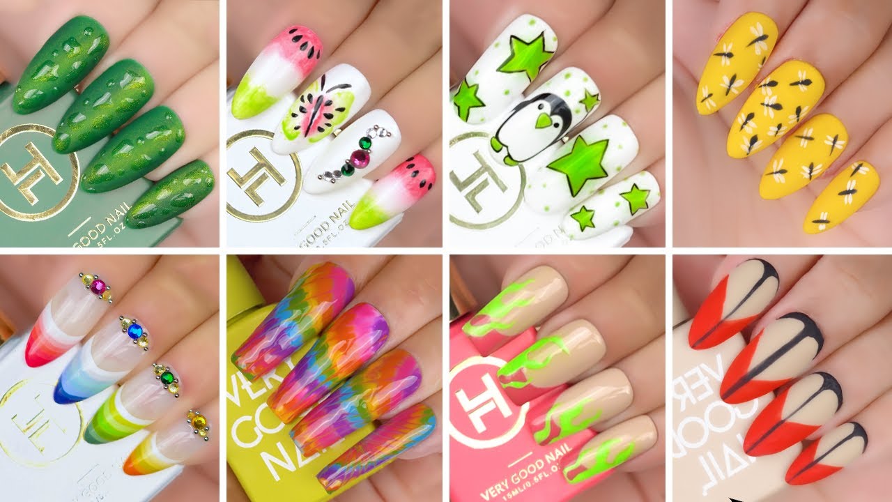 New Beautiful Nail Art Designs at Home | New Nails Design for Everyday