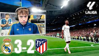 DAVOO XENEIZE REACCIONA REAL MADRID 3 - 2 ATLETICO MADRID | LALIGA 2025/2026