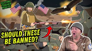 Overpowered Guns used to Cheat in Battle | Simple History | History Teacher Reacts