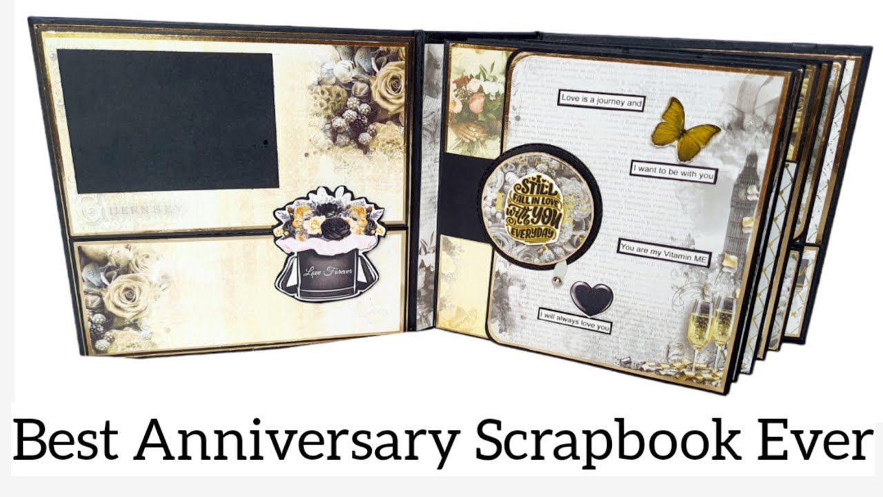 Anniversary Scrapbook | best Scrapbook ever | anniversary gift idea?