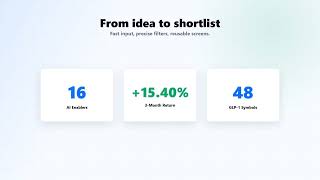 Find Stock Ideas Faster with AInvest AI Screener