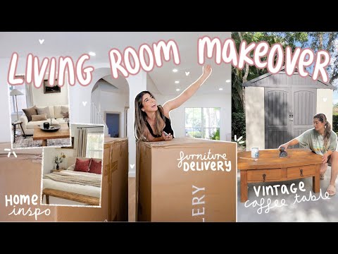 starting the NEW HOME MAKEOVER! 🏠 *furniture reveal, thrift flips + target decor*