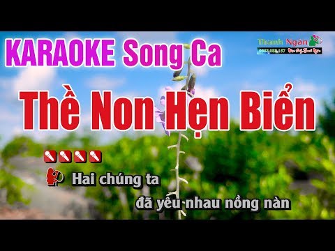 Thề Non Hẹn Biển Karaoke (Song Ca ) Cha Cha 2019 – Nhạc Sống Thanh Ngân
