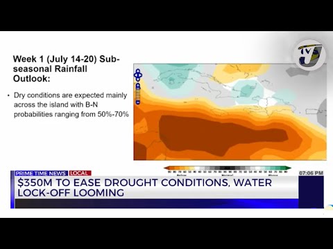 $350M to Ease Drought Conditions, Water Lock-off Looming | TVJ News