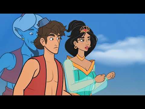 Aladdin e o dragāo Verde | Conto | Desenho Animado com @OsAmiguinhosContoseHistorinhas