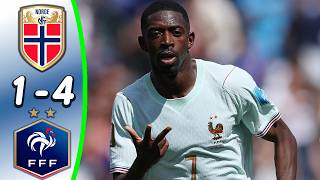 Norway 1-4 France - All Goals & Atmosphere | Dembele Hat-trick