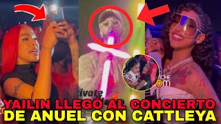 Yailin y anuel aa cara a cara en su concierto en rd con su hija cattleya y la perversa se burla