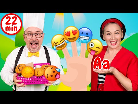 ABC Fruit & Vegetables + Muffin Man + Wheels on the Bus and More! | Funny Kids Songs