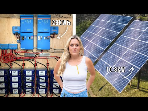 Complete Off-Grid Solar Power System & Battery Bank (Start to Finish Install)