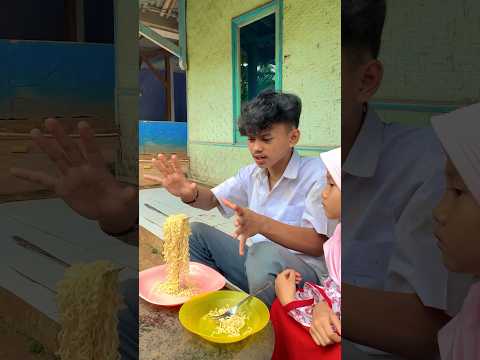 bongkar trik sulap mie bisa melayang #diy #kreatif #viral #art #craft