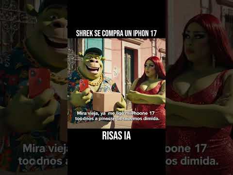 Shrek buchón se compra el iPhone 17 a crédito en Coppel 😂 #risas #humor #fyp #shortvideo