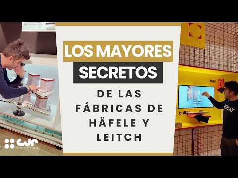 Esto NADIE te lo muestra😱 Tecnología TOP en la fabricación de cocinas 🤯 Visito HÄFELE y LEITCH CJR