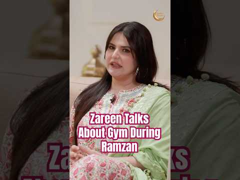 Zareen Talks About Gym During Ramzan | #zareenkhan #sanakhan #raunakeramadan