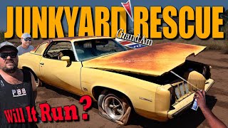 Junkyard RESCUE: RARE 455 Pontiac Grand Am REVIVAL After 40 Years?