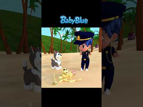 Monsters At The Beach 🚨 | Monster Police | Halloween Kids Songs & Nursery Rhymes #Shorts