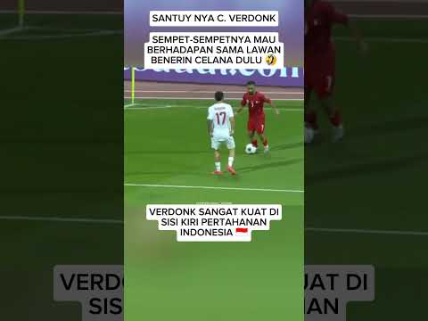HADAPI LAWAN C. VERDONK SEMPET-SEMPETNYA BENERIN CELANA DULU ‼️#shorts #short #shortvideo #football