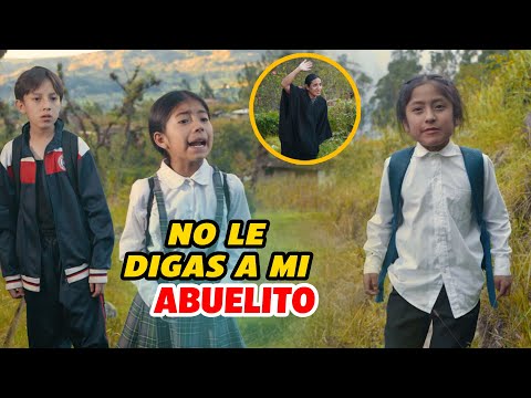 Niña malcriad4 no quiso estudiar, pero su abuelito la supo corregir