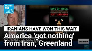 YouTube video thumbnail: US War on Iran: Trump Will ‘Declare Victory and Go Home’, Embracing the ‘Greenland Option’