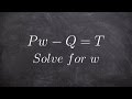 Isolating Variables and Operations