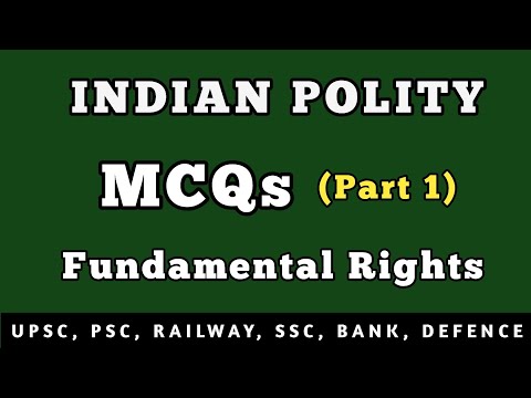 Indian Polity MCQs | Part 1 | Fundamental Rights