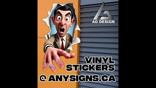 Mr Bean Superhero & Top Rated Comedian Rowan Atkinson / Jumping Out Of Newspaper Wall @ AnySigns.ca