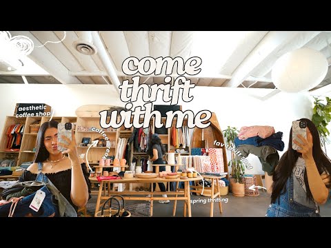 Come THRIFTING with me! (Building my DREAM SPRING WARDROBE) 🛒🧵🌼