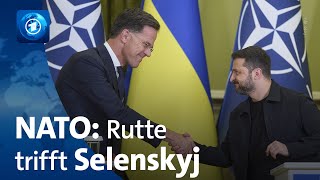 NATO-Generalsekretär Rutte überraschend in Kiew bei Selenskyj