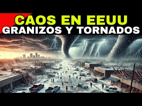 🔴SE CAE EL CIELO, MIRA COMO PIEDRAS DE HIELO Y TORMENTAS GOLPEAN TEXAS Y LUISIANA