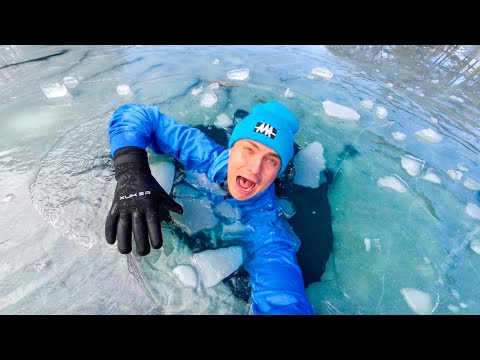 I FELL THROUGH THE ICE!!