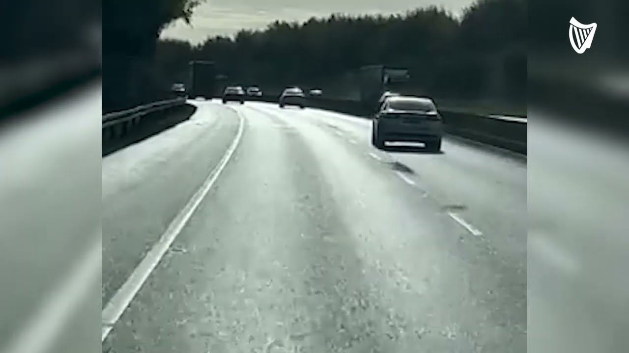 Terrifying Video shows Car being Driven Wrong way Down the Motorway