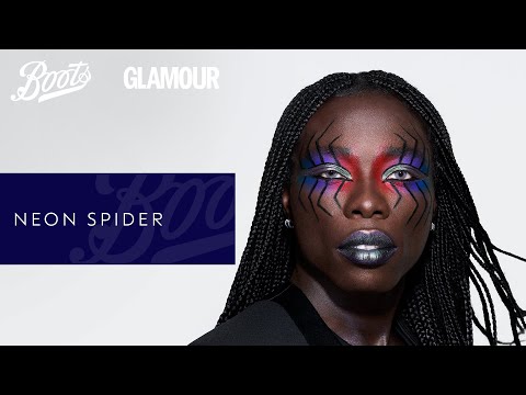 Make-up Tutorial | Halloween Neon Spider | Boots X Glamour | Boots UK
