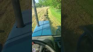 ASMR Ford / New Holland 7740 POV Making a Hay Bale